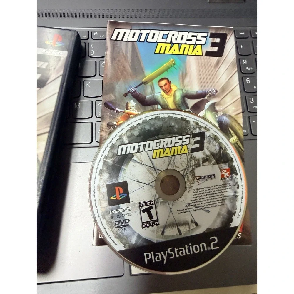 Motocross Mania‎ 3 Sony PlayStation 2 PS2 Game with Manual NTSC 2K Games